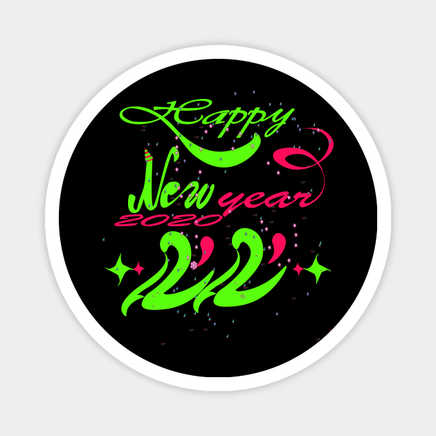 Happy New Year 2020 Magnet by rashiddidou
